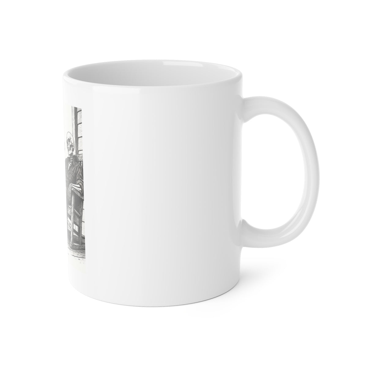 Clocked Out Skeleton — Mug
