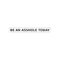 Be an Asshole Today — Sticker