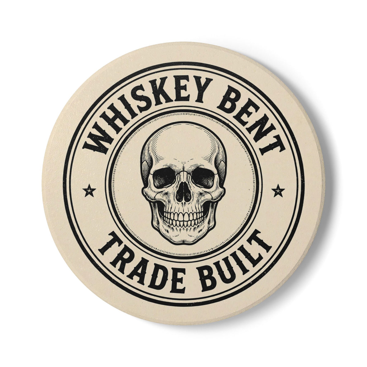 Whiskey Bent Ceramic Coaster