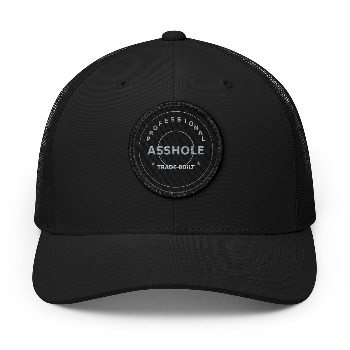 Professional Asshole — Trucker Snapback Gray Lettering